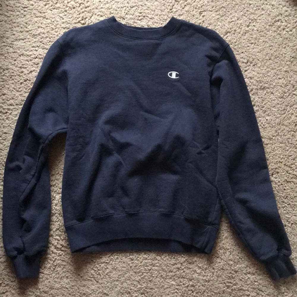 Navy blue champion crew neck